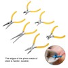 6pcs Professional Jewelry Pliers Tools Kit Long Bent Nose Pliers