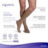 Sigvaris Men’s Style Microfiber 820 Closed Toe Calf-High Socks 30-40mmHg