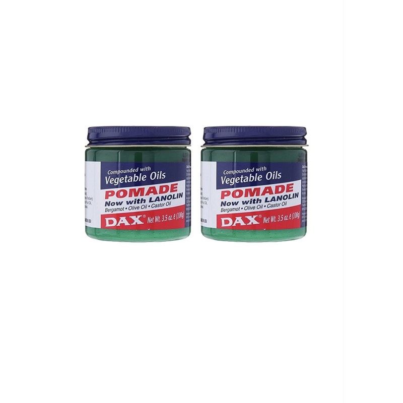 Dax Pomade (Bergamot) 3.5 oz. Jar (Pack of 2)