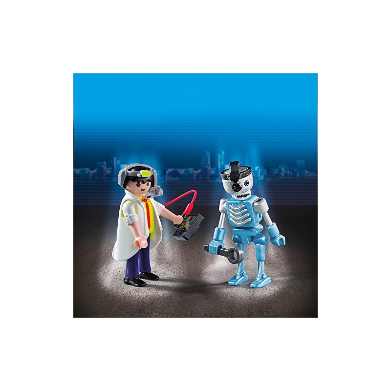 PLAYMOBIL 6844 Duo Pack - Professor and Robot