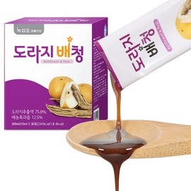 Nokshipcho 녹십초 도라지배 청 스틱 30포x1박스(30포) 국내산 100% 도라지,배 사용 Noksipcho Bellflower and Pear Blue Stick 30 Sachets x 1 Box (30 Sachets) 100% Domestic Bellflower and Pear Used