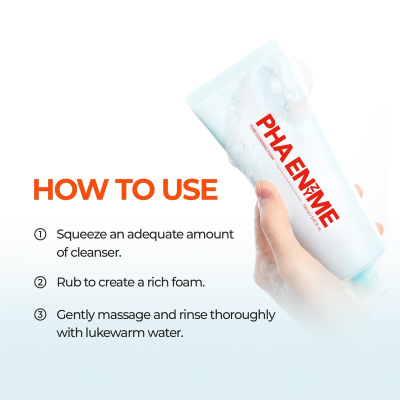 (Cell Fusion C) PHA Enzyme Pore Cleansing Foam 5.1 fl