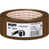 Nopi Universal Rolls of Brown/Buff Packing Tape, 66 m x
