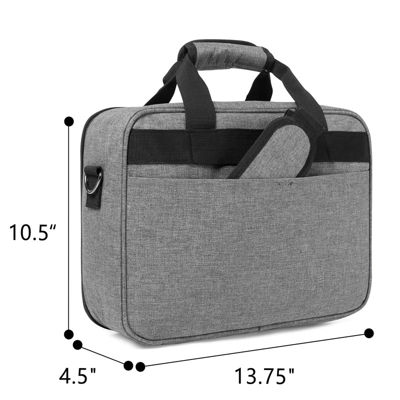 LUXJA Projector Case, Projector Bag with Accessories Storage Pockets (Compatible