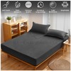 Super Soft Polycotton Percale Sheets, Plain Dyed Bedding Bedsheets, Non