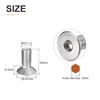 DTGN M10-1.5 x 25mm Flat Head Socket Cap Screws, 10