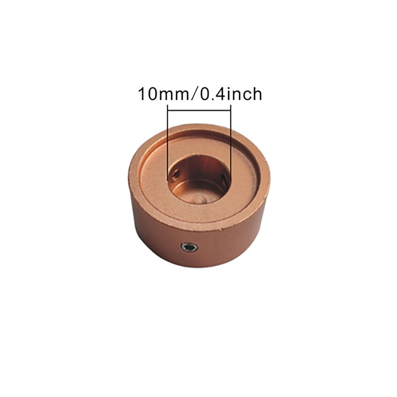 DIAO79NI Footswitch Topper Guitar Metal Pedal Button Caps with 1