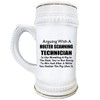 Art by Chelsydale Gifts for Holter Scanning Technician Beer Stein