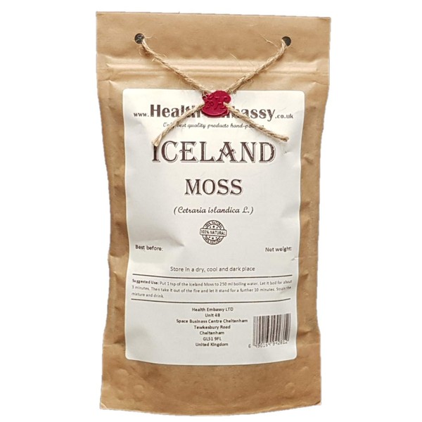 Islandia Musgo (Cetraria islandica) – Embajada de Salud – 100% natural 100g