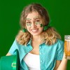 Doneace Shamrock Glitter Face Tattoo Jewelry St. Patrick's Day Celebration