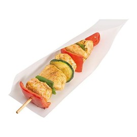 Garcia de Pou 100 Unit, Open Pack Bag for Appetizers, Hot Dogs in Box 35 gsm, 20 x 13/10 cm, Paper, White, 20 x 10 x 30 cm
