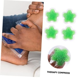 Healeved 4pcs Reusable Gel Pack for Hot Cold Therapy Flower-shaped Compress for Home Medical Care Packs for Injuries Swelling and Beauty Treatments