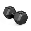 CAP Barbell Cast Iron Hex Dumbbell, Black, Single, 80 lb