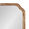 Kate and Laurel Marston Farmhouse Rectangle Wall Mirror, 18 x