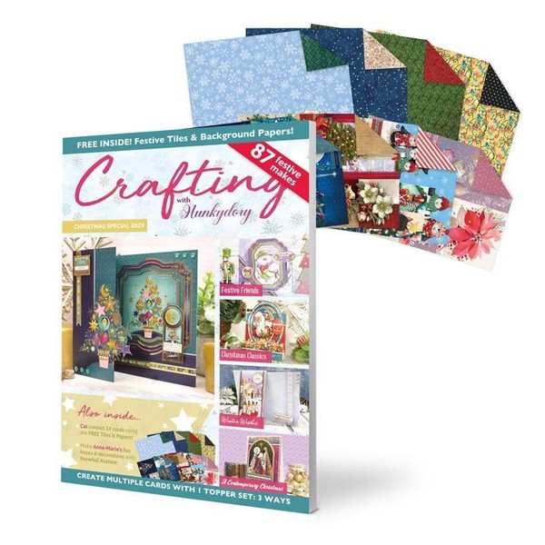 Hunkydory Crafts - Crafting with Hunkydory Project Magazine - Christmas Edition 2023