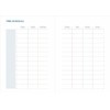 PlanWeek Pastel Blue 2025: Desk Format Calendar