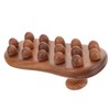Baluue Wooden Acupoint Massage Brush Lightweight Manual Therapy Tool for