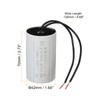 PATIKIL CBB60 30uF Running Capacitor, AC 450V 2 Wires 50/60Hz