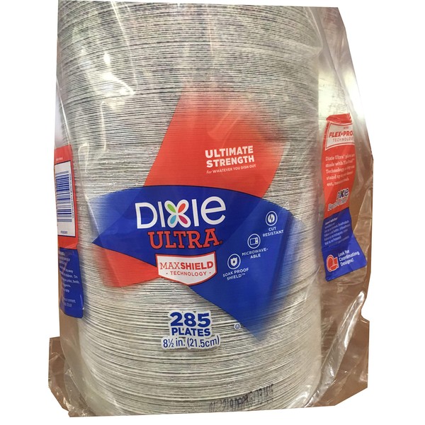 Dixie Dixie Ultra Maxshield 8 1/2" Paper Plate (285Count),, ()
