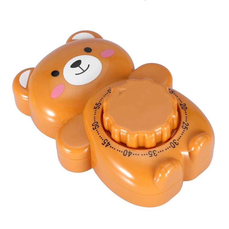 Agatige 60 Mins Egg Timer, Cute Bear Mechanical Wind Up