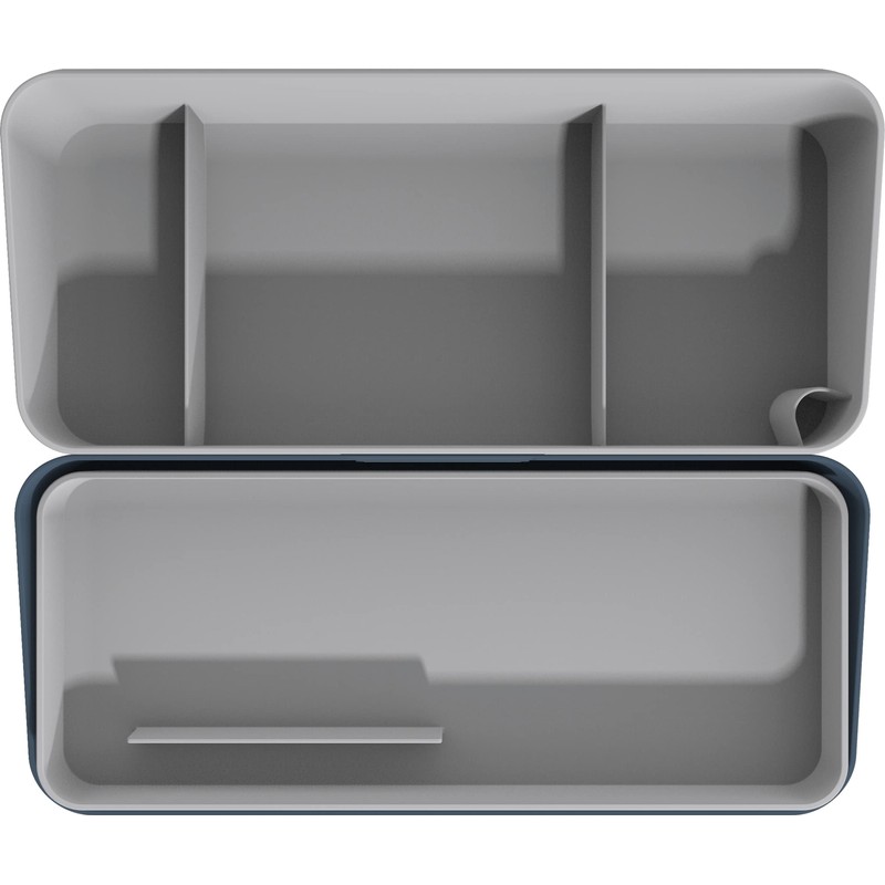 helit H6252534 Table Organiser "the Company", Desk Butler in Blue/Grey