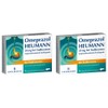 HEUMANN Omeprazole Double Pack 20 mg for Heartburn (Pack of
