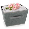 com-four® 2 x Storage Boxes - Foldable Box for Storage