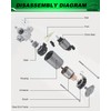 SZKAIDAG Starter Motor fits for:-Honda Accord 2.4L 2013-2017, Civic 2.0L