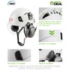 Safety Helmet Hard Hat with Visor and Ear Protection Adjustable