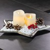 com-four® Christmas Decoration - Beautiful Artificial Snow for Christmas -