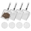 4 Pieces Gardening Soil Sifter - Garden Sand Soil Compost