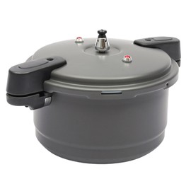 Pressure Cooker, 9.5 Quart Pressure Canner with Hard Anodized, Induction Compatible, with Spring Valve Safeguard Devices for All Cooktops