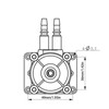 Dual Head High Flow Corrosion Resistant Peristaltic Pump Liquid Dosing