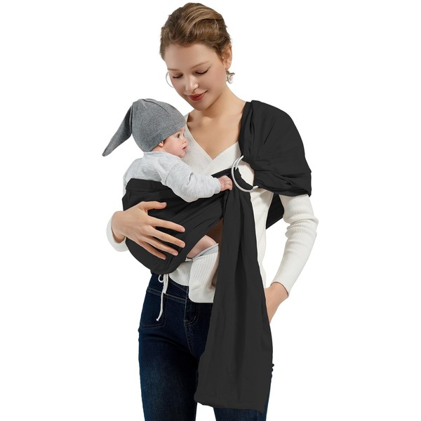 MISSWISDOM Baby Ring Sling Baby Carrier Newborn to Toddler, Ring