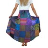 Agan Traders Women’s 2025 Boho Maxi Skirt for Fall Patched