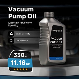 VIVOHOME 4 Pack Premium High Vacuum Pump Oil 330ml/11.16oz, High Viscosity and Low Moisture HVAC