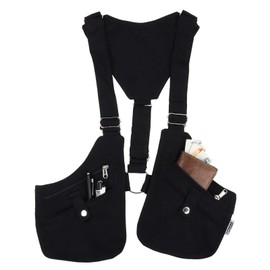 Freak Scene Holster Bag - Belt Bag - Holster Waistcoat - Black - Silver-Coloured
