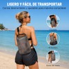 Bolsa Seca Impermeable Deportes Acuáticos con Funda Celular (Negro, 5L)