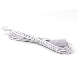 16ft T5 T8 LED Tube Power Extension Cord with On/Off Switch - US Plug for Integrated Led Tube - 1 Pack