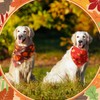 Chunful 100 Pieces Fall Dog Bandanas Bulk Autumn Pet Bandanas