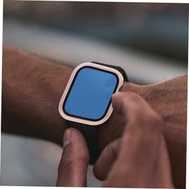 CAXUSD 2pcs Watch Protective Cases for Shockproof Easy to Install Durable Cover Full Access to Buttons Anti-Scratch Design