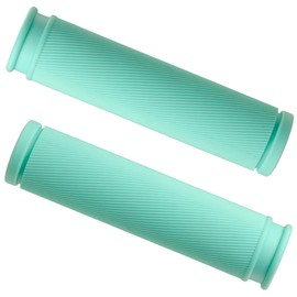 Bicycle Handle Grip for Mountain Bike Cross Bike Non-Slip Rubber Celeste