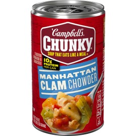Campbell’s Chunky Soup, Manhattan Clam Chowder, 18.8 oz Can