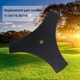 AMTHKNO 2-Pack 9" 71-85716 3-Point Edger Blade (1/2" Center Hole), Compatible with Craftsman Gas Edgers and Edger Trimmers, Replaces 7185716, 85716