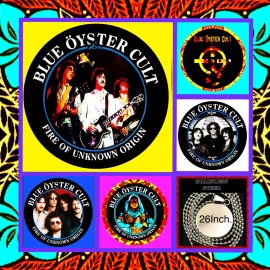 BLUE OYSTER CULTFIVE STAINLESS STEEL PENDANTSONE NECKLACE