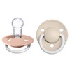 BIBS 5713795200610 PACIFIER, Blush GLOW/Vanilla GLOW, 2 piezas