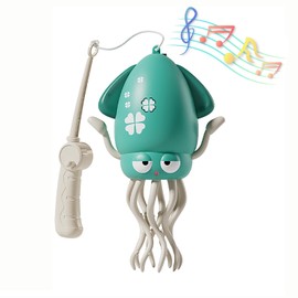 Lartoys Octopus Baby Crawling Toy - Rechargeable Tummy Time Trainer with Volume Control, Encourages Crawling & Walking for 3-36M, Ideal 3rd Birthday Gift