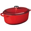 Lodge 7 Quart Enameled Cast Iron Oval Dutch Oven with