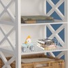 LISHINE 4 Pack Deep Freezer Organizer Bins Stackable Wire Basket