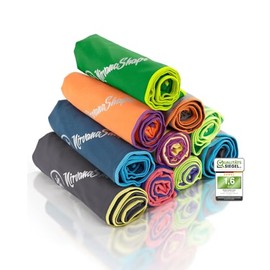 NirvanaShape Mikrofaser Handtuch - Reisehandtuch, Badetuch f√ºr Urlauber - kompakte, schnelltrocknende Microfaser Handt√ºcher als Strandtuch, Sporthandtuch - f√ºr Reisen, Camping, Sport - 180 x 90 cm